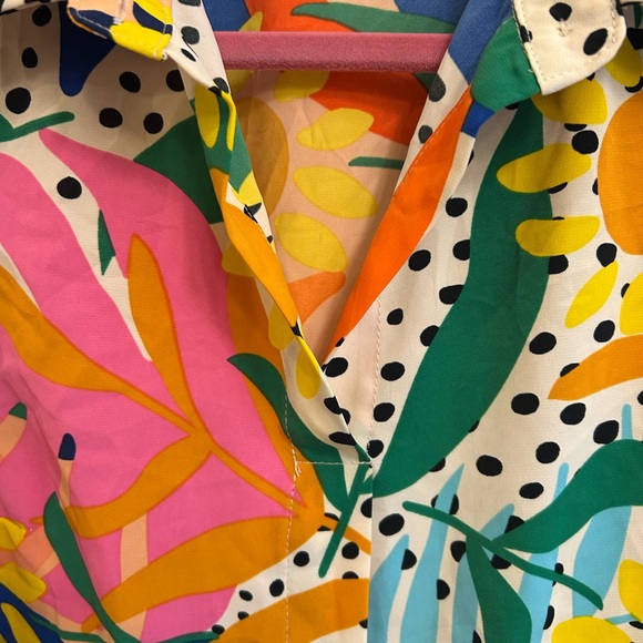 Colorful Patterned Blouse - Picture 2 of 3